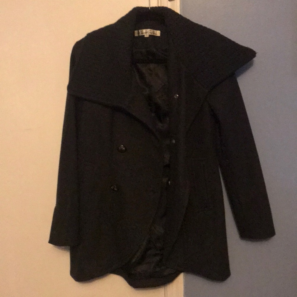 Kenneth Cole gray wool coat